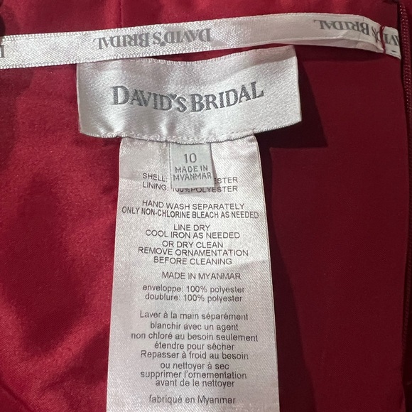 🌺♥️🌺 David Bridal red dress for prom - Picture 6 of 8